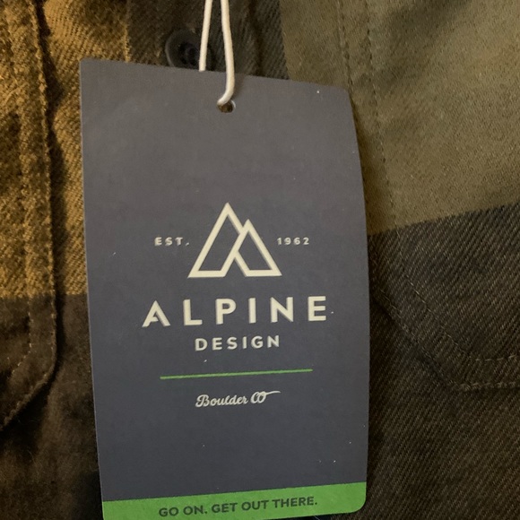 NWT Alpine Design Flannel - Picture 3 of 5